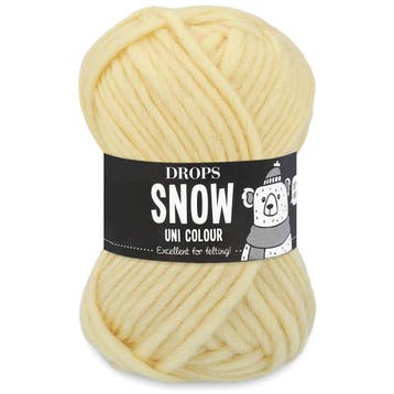 DROPS Snow Uni Colour - 106 limonade - Wol Garen, Ophalen of Verzenden, Nieuw