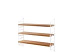 String - Pocket - eiken/wit - 60x50x15 cm, Verzenden, Nieuw