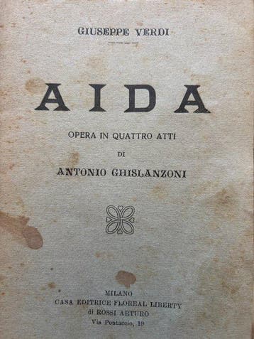 Giuseppe Verdi - Aida - 1872, Antiek en Kunst