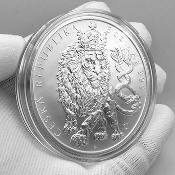 Niue. 10 Dollars 2026 – Czech Lion – 5 oz Silver – 10