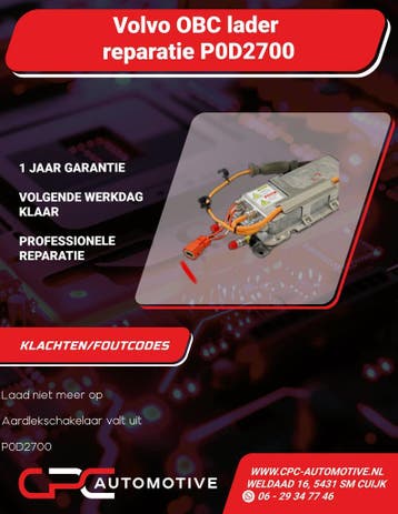 Volvo OBC lader reparatie P0D2700, Ophalen of Verzenden, Nieuw, Volvo