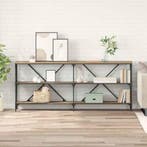 vidaXL Wandtafel met plank Artisan Eiken 180 x 30 x 75 cm, Verzenden, Nieuw, Hout, 60 cm of meer
