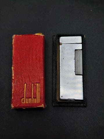 Dunhill - vintage petrol - Aansteker - metaal, Verzamelen, Nieuw