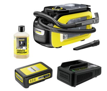 KÄRCHER SE3-18 Compact Battery Set Tapijtreiniger Geel, Huis en Inrichting