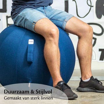 2dekans | Bckz Zitbal Kantoor en Thuis 75 CM - Luxe Yoga Bal, Ophalen of Verzenden, Nieuw in verpakking