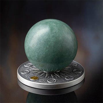 Ghana. 10 Cedis 2025 Uranus - Solar System - Antique finish,