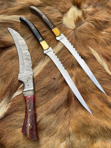 Laguiole Bougna K Romian - Keukenmes - Chefs knife - Twee