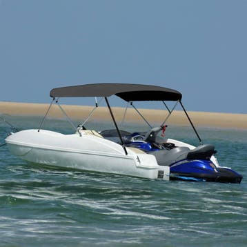 vidaXL Biminitop 4-boogs 243x(230-244)x137 cm, Verzenden, Nieuw