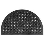 Rubber deurmat Weave halfrond - 56 x 91 cm, Verzenden, Nieuw
