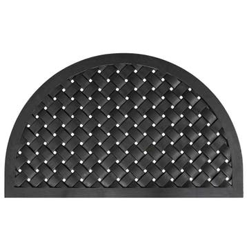 Rubber deurmat Weave halfrond - 56 x 91 cm, Verzenden, Nieuw