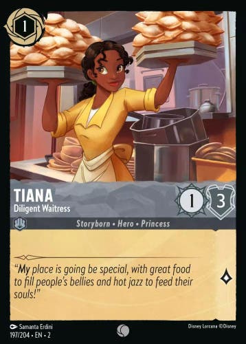 [197/204][S2] - TIANA - Diligent Waitress ENG FOIL [M/NM], Verzenden, Nieuw