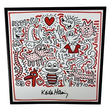 Keith Haring - LEM art group - 1983 - rare find - Jaren 1980