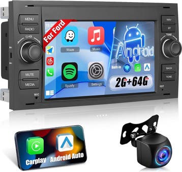 Android Autoradio CarPlay Ford | Tweedekansje | OP=OP, Ophalen of Verzenden, Nieuw