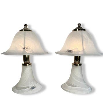 Murano - Tafellamp (2) - Glas, Metaal, Messing