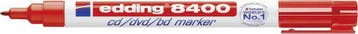Edding | Marker | 8400 | CD - DVD - BD | Rood, Verzenden, Nieuw