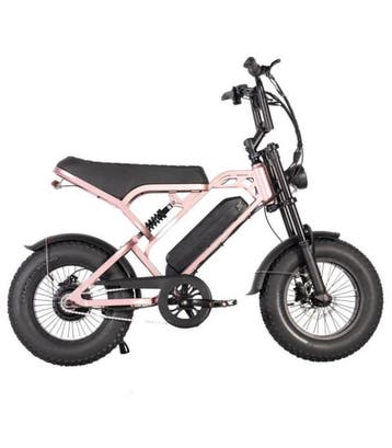 QMWHEEL V20 Pro Mini Fatbike – Rose Gold | 250W | 13Ah | Hyd, Ophalen of Verzenden, Nieuw
