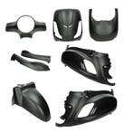 Kappenset - Sym Fiddle 2 - 8-delig - Mat Zwart, Fietsen en Brommers, Ophalen of Verzenden, Nieuw