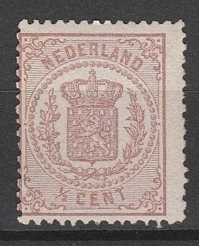 Postzegels Nederland 1869 Wapenzegel NR.13 (661), Verzenden, T/m 1940, Postfris