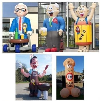Abraham en Sarah feestpoppen | Stadskanaal en omstreken, Ophalen, Gebruikt, Abraham of Sarah