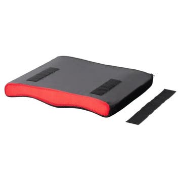 Mesh Rolstoelkussen Zwart/Rood gevormd zitkussen - 50 cm, Ophalen of Verzenden, Nieuw