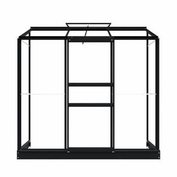 Royal Well Emma 2 muurkas met veiligheidsglas en fundering -, Tuin en Terras, Kassen, Verzenden, Nieuw
