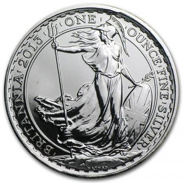 Britannia 1 oz 2013, Verzenden, Overige landen, Losse munt, Zilver