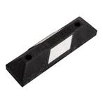 Varkensrug Rubber Wielstop Zwart/Wit 550x150x100 mm, Zakelijke goederen, Verzenden