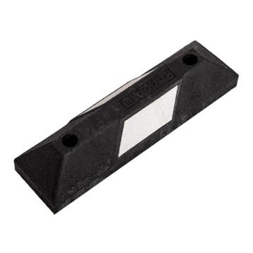 Varkensrug Rubber Wielstop Zwart/Wit 550x150x100 mm, Zakelijke goederen, Kantoor en Winkelinrichting | Magazijn, Stelling en Opslag