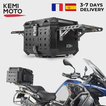 KEMIMOTO Universele Motor Topkoffer 55L Aluminium CNC - Snel, Verzenden, Nieuw