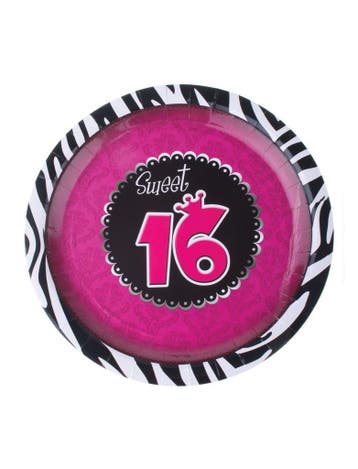 8 borden Sweet 16 verjaardag, Ophalen of Verzenden, Nieuw