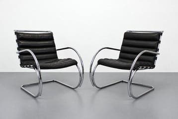 Knoll - Ludwig Mies van der Rohe - Fauteuil (2) - Knoll Mr