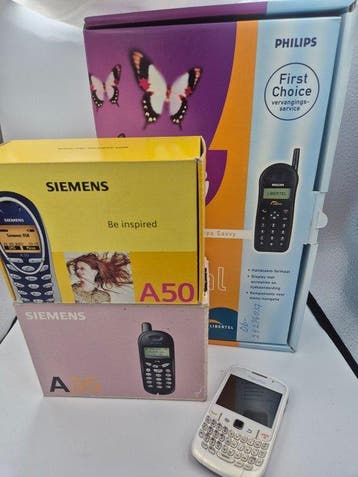 Philips, siemens, Blackberry - Mobiele telefoon (4) - In, Nieuw