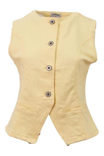 Fluresk Gilet in maat 38 Geel, Kleding | Dames, Fluresk, Verzenden, Zo goed als nieuw, Geel