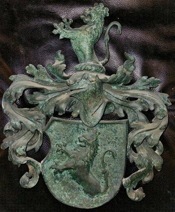 Decoratief ornament - Wapenschild Barok - Europa, Antiek en Kunst