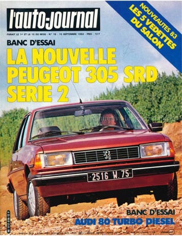 1982 LAUTO-JOURNAL MAGAZINE 16 FRANS, Nieuw, Author