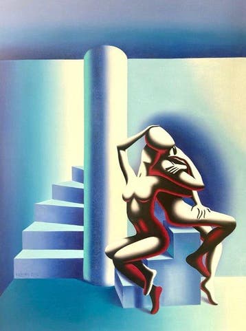 Mark Kostabi (1960) - Blu universe