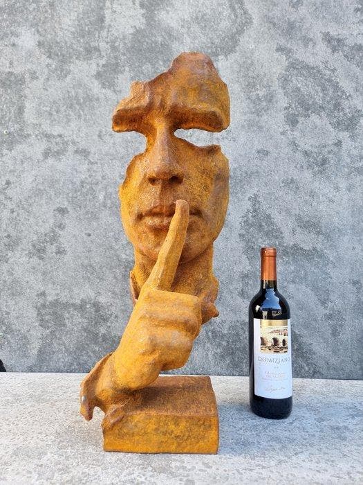 sculptuur, Speak no evil - 60 cm - IJzer, Antiek en Kunst, Kunst | Designobjecten