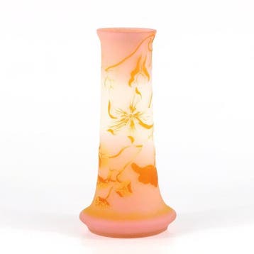Emile Gallé - Vaas - Glas, Antiek en Kunst