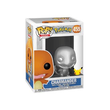Funko Pop!  Pokemon  Charmander Silver Metallic 455 20th, Verzenden, Nieuw