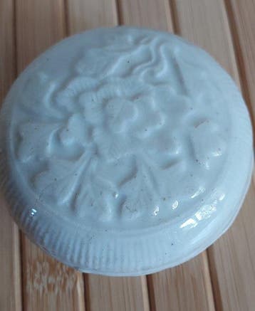 Poederdoos/Fenhe 2 delen - Bisque porselein - China - Yuan