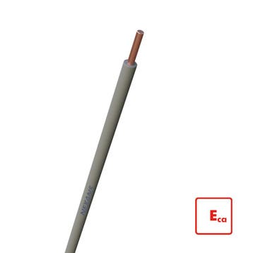Nexans H07V-U Eca Installatiekabel 1.5mm Grijs 100m -, Verzenden, Nieuw, Overige typen