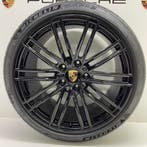 Porsche Boxster/Cayman 981/718 20 Turbo IV zwart met banden, Auto-onderdelen, Banden en Velgen, Ophalen, Gebruikt, 265 mm, Banden en Velgen