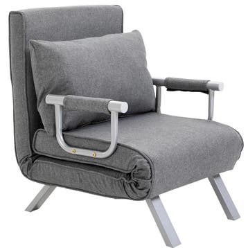 TRUUSK Relaxstoel Ligstoel - Stoel met Ligfunctie - Logeerbe, Verzenden, Nieuw