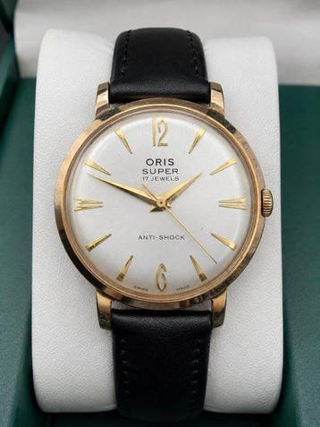 Oris - SUPER 17 JEWELS – CAL. 482 KIF – SWISS 1950 – GOLD, Nieuw