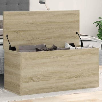 vidaXL Opbergbox 100x42x46 cm bewerkt hout sonoma, Huis en Inrichting, Woonaccessoires | Kisten, Verzenden, Nieuw