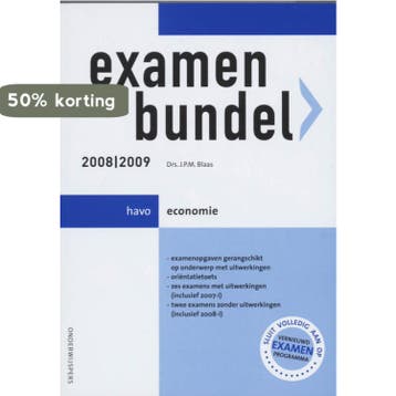 Examenbundel 2008/2009 havo Economie - J.P.M. Blaas, Boeken, Schoolboeken, Verzenden, Gelezen, J.P.M. Blaas