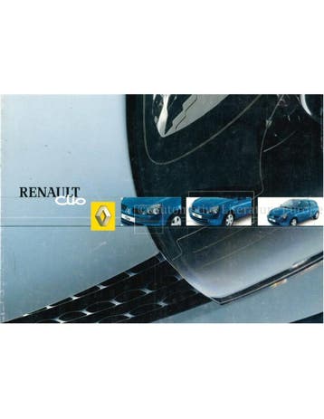 2002 RENAULT CLIO INSTRUCTIEBOEKJE ITALIAANS