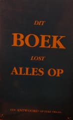 Dit boek lost alles op 9789055134946 Uitgeverij Verba, Verzenden, Gelezen, Uitgeverij Verba