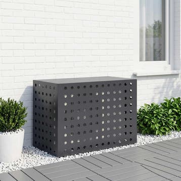 vidaXL Airconditioner hoes Antraciet 100 x 50 x 70 cm Staal, Verzenden, Nieuw