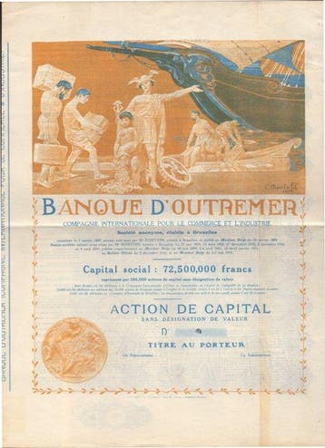 België. Banque dOutremer 1919 (Zonder minimumprijs)